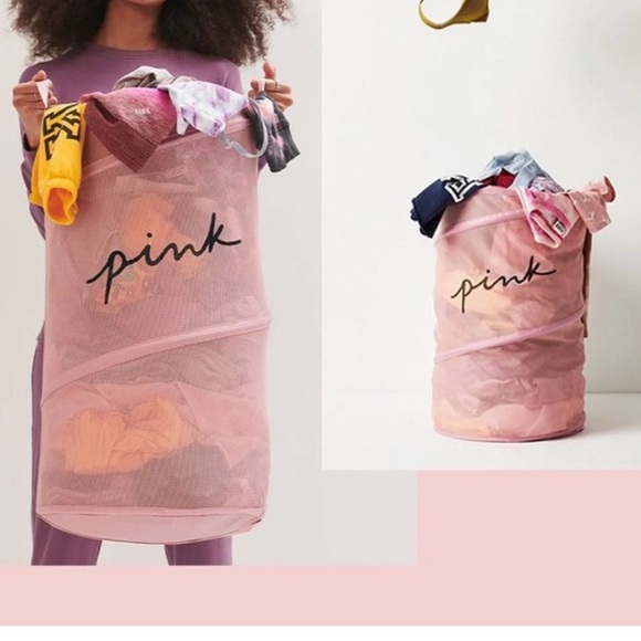 VS PINK Collapsable Laundry Hamper - Picture 2 of 5